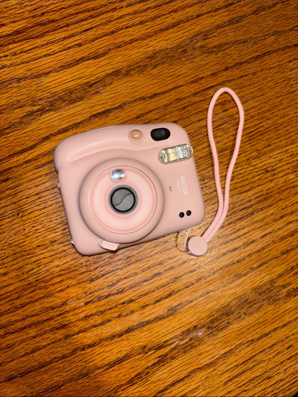 Instax Mini 11 Light Pink Polaroid Camera